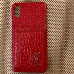Saint Laurent Croc Iphone X Case
